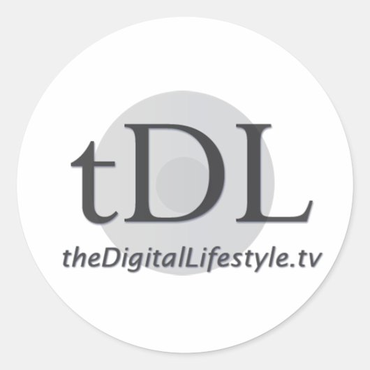 tDLスタンプ ラウンドシール (正面)