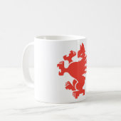 TDOGのクラシック コーヒーマグカップ (正面左)