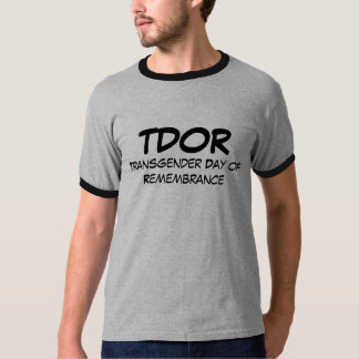 TDOR、トランス・ジェンダーの追悼の日 Tシャツ