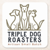 TDRコースター スクエアペーパーコースター (正面)