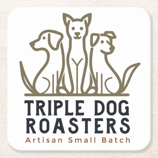 TDRコースター スクエアペーパーコースター (正面)