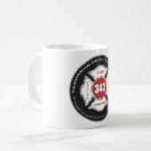 TDRT 911のマルチーズのマグ コーヒーマグカップ (正面左)