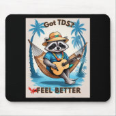 Tdsトランプ脱線症候群トランプおもしろいサポート マウスパッド (正面)