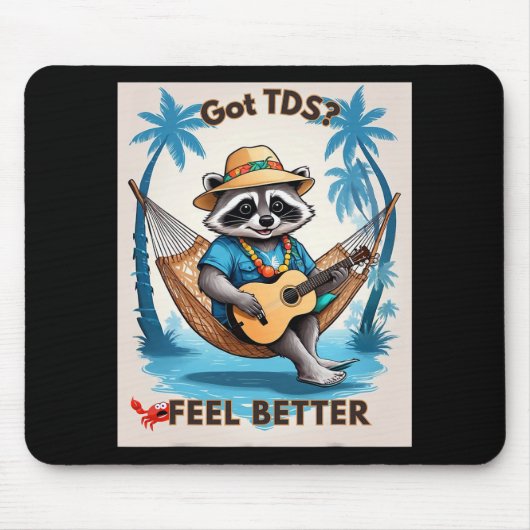 Tdsトランプ脱線症候群トランプおもしろいサポート マウスパッド (正面)