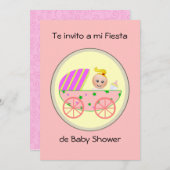 Teのinvito miのフェスタdeのベビーシャワー 招待状 (正面/裏面)