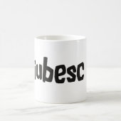 Teのiubesc - I愛ルーマニア語の コーヒーマグカップ (中央)
