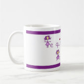 Teのquieroのmuchoのabuelita コーヒーマグカップ (左)