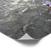 TEローレンス引用文ポスター – Paddling White River VT ポスター (角)