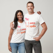 Te Amoのテキーラ Tシャツ (ユニセックス)