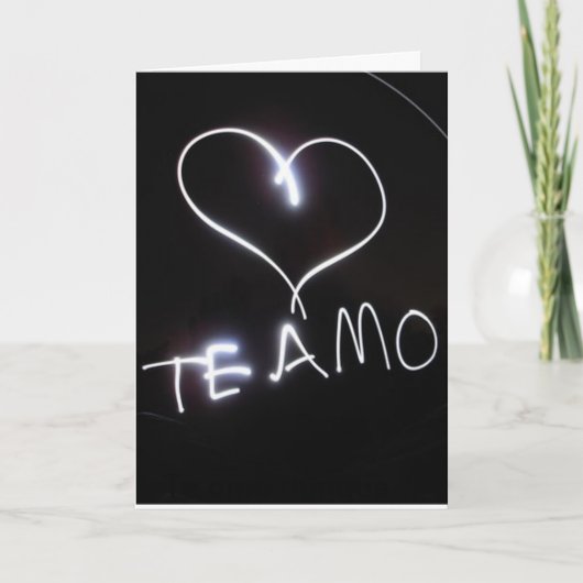 Te amoのaunque… カード (正面)