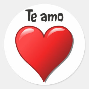 Te amo – 私はあなたを愛していスペインのる ラウンドシール