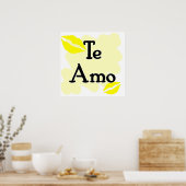 Te Amo - – 私はスペインのあなたを愛している ポスター (キッチン)