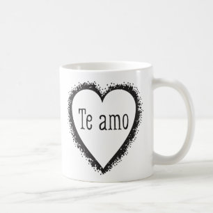 Te amo、私はスペイン語の愛します コーヒーマグカップ