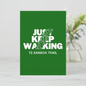 Te Araroa Trail "Just 保歩く"グリーンカード シーズンカード (スタンド正面)