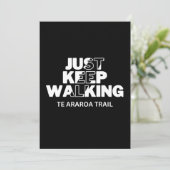 Te Araroa Trail "Just 保歩く"ブラックカード シーズンカード (スタンド正面)