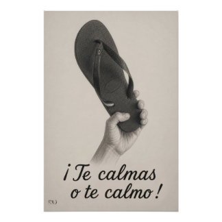 Te calmas o te calmo ポスター