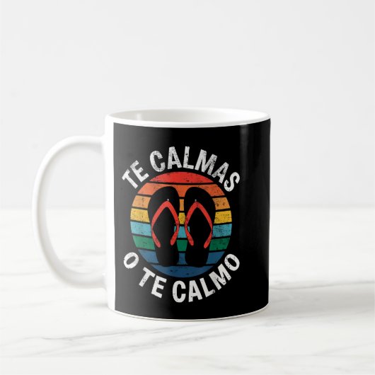 Te Calmas O Te Calmo Speaker おもしろい Gift Me コーヒーマグカップ (左)
