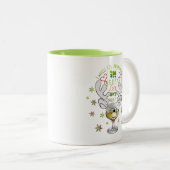 Te deseo abundancia en salud amor y dinero ツートーンマグカップ (正面右)