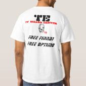 te、ISLEEPINTHESTUDIO Tシャツ (裏面)