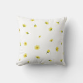 te Japanese Winter Cosmos Floral Pattern クッション (正面)