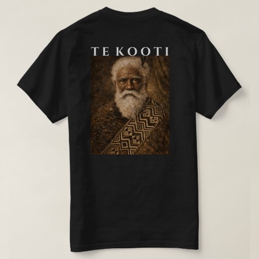 Te Kooti Arikirangi Te Turuki, Maori Leader Tシャツ (デザイン裏面)