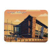 Te Papa Wellington New Zealand Postcard マグネット (横)