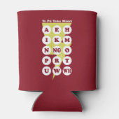 Te Pu Taka Maori Maoriアルファベット 缶クーラー (裏面)