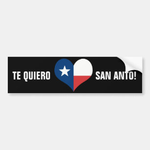Te QuieroサンAnto! バンパーステッカー