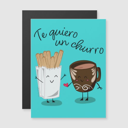 Te Quiero Un Churro V-Day Card (正面/裏面)