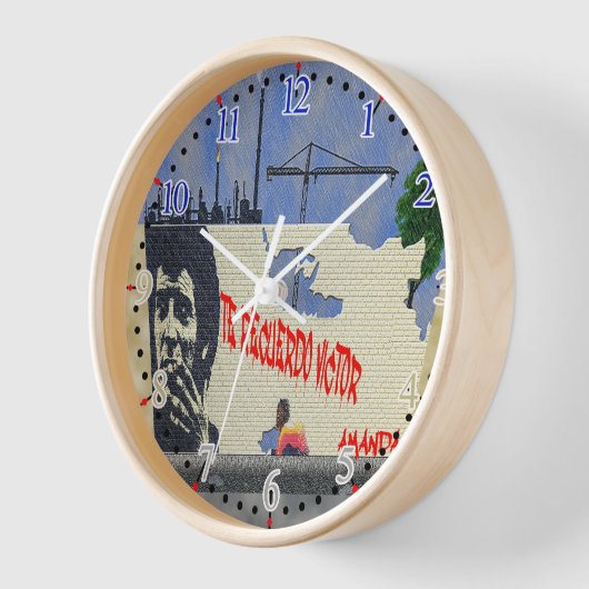 te recuerdo Victor 壁時計 (傾斜)