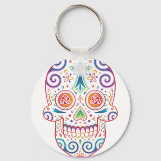 tête_mort_celtique キーホルダー