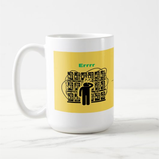 Teaシステムの不具合 コーヒーマグカップ (左)