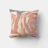 Teaバラfrom the Garden クッション (正面)