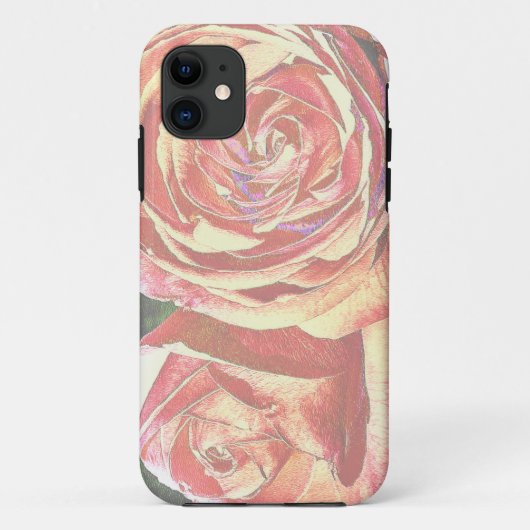 Teaバラfrom the Garden Case-Mate iPhoneケース (裏面)