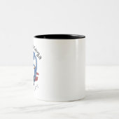 Teaパーティーのロゴ項目 ツートーンマグカップ (中央)