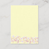 Teaパーティーブライダルレジストリカード エンクロージャーカード (裏面)