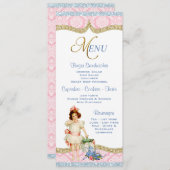 Teaパーティーメニュー 招待状 (正面/裏面)