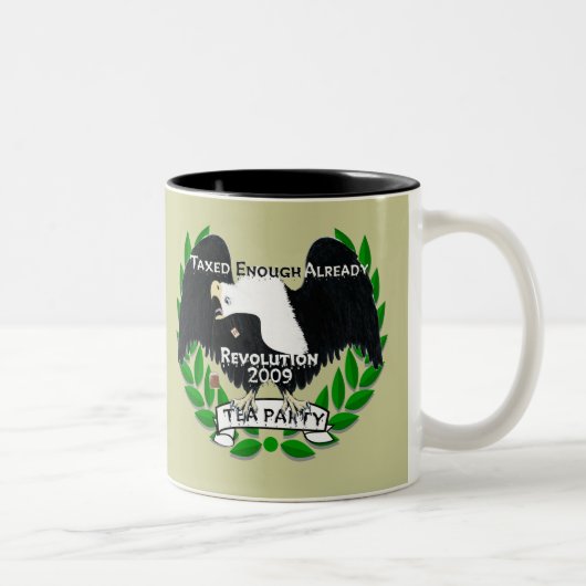 TEAパーティー用品 ツートーンマグカップ (右)