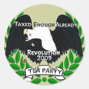 TEAパーティー用品 ラウンドシール
