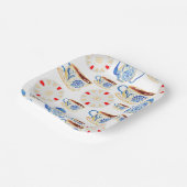 Teaパーティー設計パーティープレート ペーパープレート (傾斜あり)