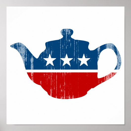 TEAパーティー – 色あせ.png ポスター (正面)