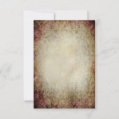 TeaパーティーRSVPカード 出欠カード (裏面)