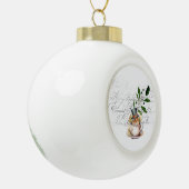 Teaビクトリアン Cupにマウス セラミックボールオーナメント (左)