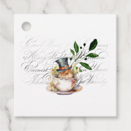 Teaビクトリアン Cupにマウス フェイバータグ