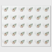 Teaビクトリアン Cupにマウス ラッピングペーパー (フラット)