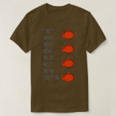 Tea addiction tシャツ (デザイン正面)