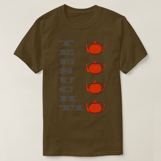 Tea addiction tシャツ (デザイン正面)
