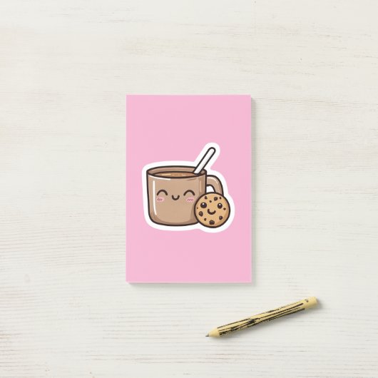 Tea and Cookie  ポストイット (デスク上)