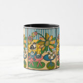 "Tea and Tuxie" 11 oz マグカップ (中央)