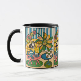 "Tea and Tuxie" 11 oz マグカップ
